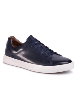 Sneakersy Clarks Un Costa Lace 261485577 Granatowy ze sklepu eobuwie.pl w kategorii Trampki męskie - zdjęcie 182091165