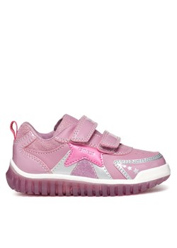 Sneakersy Geox B Lightyloo Girl B4661A 00254 C8381 Różowy ze sklepu eobuwie.pl w kategorii Buty sportowe dziecięce - zdjęcie 182091179