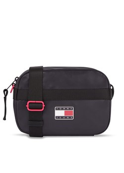 Torebka Tommy Jeans Tjw Black Ink Camera AW0AW15424 Czarny ze sklepu eobuwie.pl w kategorii Listonoszki - zdjęcie 182091266