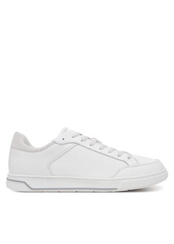 Sneakersy Calvin Klein Low Top Lace Up Lth Mono HM0HM01756 Biały ze sklepu eobuwie.pl w kategorii Buty sportowe męskie - zdjęcie 182091297