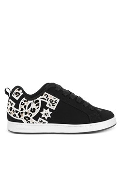 Sneakersy DC COURT GRAFFIK DC01662061 Czarny ze sklepu eobuwie.pl w kategorii Buty sportowe damskie - zdjęcie 182091348