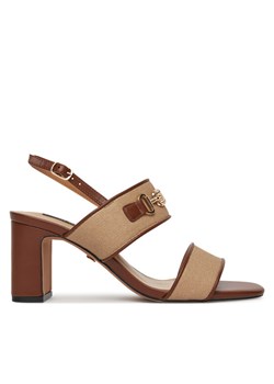 Sandały Nine West 2489-19 Beżowy ze sklepu eobuwie.pl w kategorii Sandały damskie - zdjęcie 182091526