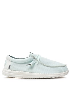 Mokasyny Hey Dude Wally Sport Mesh 40403-1IO Zielony ze sklepu eobuwie.pl w kategorii Mokasyny męskie - zdjęcie 182091709