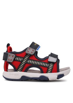 Sandały Geox B Sandal Multy Boy B150FA05014C7217 M Czerwony ze sklepu eobuwie.pl w kategorii Sandały dziecięce - zdjęcie 182092088