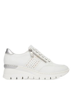 Sneakersy Rieker N8321-80 Biały ze sklepu eobuwie.pl w kategorii Buty sportowe damskie - zdjęcie 182092098