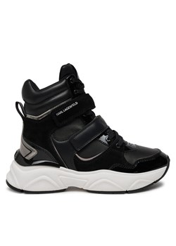 Sneakersy KARL LAGERFELD KL65734 Czarny ze sklepu eobuwie.pl w kategorii Buty sportowe damskie - zdjęcie 182092135