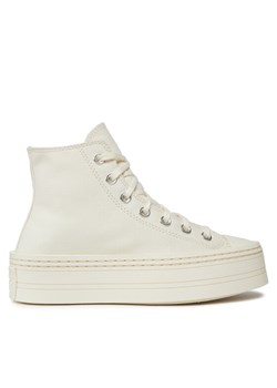 Trampki Converse Chuck Taylor All Star Modern Lift Platform Canvas A06140C Beżowy ze sklepu eobuwie.pl w kategorii Trampki damskie - zdjęcie 182092238