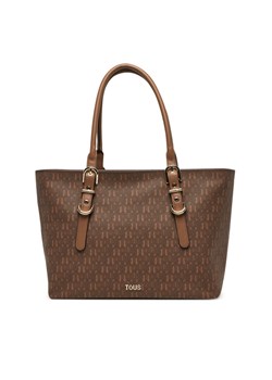 Torebka TOUS Buckles Silhouette 2002201943 Brązowy ze sklepu eobuwie.pl w kategorii Torby Shopper bag - zdjęcie 182092285