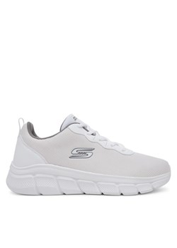 Sneakersy Skechers Bobs B Flex-Icy Edge 118109/W Biały ze sklepu eobuwie.pl w kategorii Buty sportowe męskie - zdjęcie 182092398
