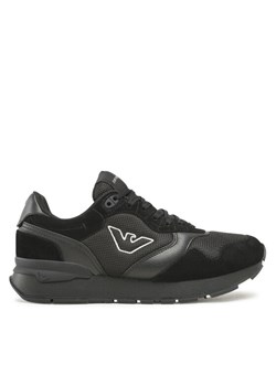 Sneakersy Emporio Armani X4X642 XN951 A083 Czarny ze sklepu eobuwie.pl w kategorii Buty sportowe męskie - zdjęcie 182092438