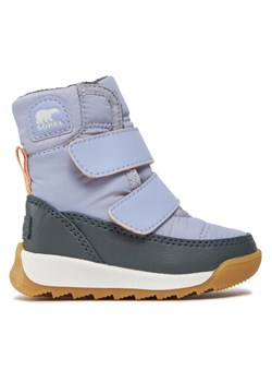 Śniegowce Sorel Toddler Whitney™ Ii Strap Wp NV3919-580 Fioletowy ze sklepu eobuwie.pl w kategorii Buty zimowe dziecięce - zdjęcie 182092536