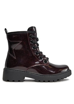 Trapery Geox J Casey Girl J9420G 000KC C7J9B S Bordowy ze sklepu eobuwie.pl w kategorii Buty zimowe dziecięce - zdjęcie 182092625