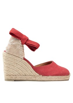 Espadryle Castañer Carina/8/002 021642-604 Czerwony ze sklepu eobuwie.pl w kategorii Espadryle damskie - zdjęcie 182092699
