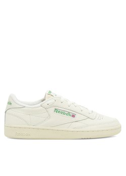 Sneakersy Reebok Club C 85 Vintage 100007797 Écru ze sklepu eobuwie.pl w kategorii Buty sportowe damskie - zdjęcie 182092876