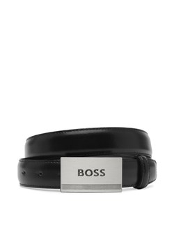 Pasek BOSS J51741 D Czarny ze sklepu eobuwie.pl w kategorii Paski męskie - zdjęcie 182092956