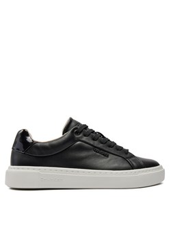 Sneakersy Calvin Klein Cupsole Lace Up W/Ml Lth HW0HW02119 Czarny ze sklepu eobuwie.pl w kategorii Buty sportowe damskie - zdjęcie 182092989