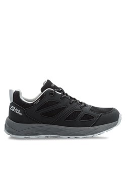 Trekkingi Jack Wolfskin Woodland 2 Texapore Low 4059811 Czarny ze sklepu eobuwie.pl w kategorii Buty trekkingowe dziecięce - zdjęcie 182092999