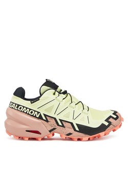 Buty do biegania Salomon Speedcross 6 Gore-Tex L47765500 Zielony ze sklepu eobuwie.pl w kategorii Buty sportowe damskie - zdjęcie 182093075