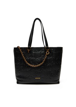 Torebka Liu Jo Ecs M Tote AA5197 E0538 Czarny ze sklepu eobuwie.pl w kategorii Torby Shopper bag - zdjęcie 182093415
