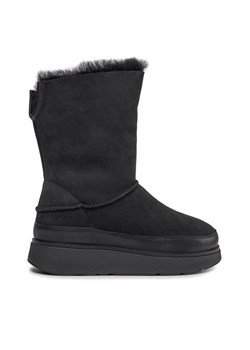 Śniegowce FitFlop Gen-Ff Shearling GO9-090 Czarny ze sklepu eobuwie.pl w kategorii Śniegowce damskie - zdjęcie 182093845