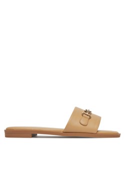 Klapki Nine West 678322-84 Beżowy ze sklepu eobuwie.pl w kategorii Klapki damskie - zdjęcie 182093917