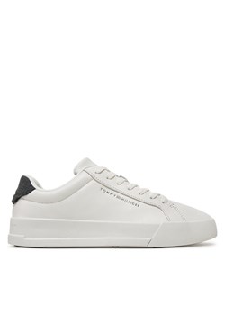 Sneakersy Tommy Hilfiger Court FM0FM05207 Écru ze sklepu eobuwie.pl w kategorii Buty sportowe męskie - zdjęcie 182094049