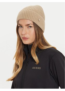 Czapka Guess AW5236 WOL01 Beżowy ze sklepu eobuwie.pl w kategorii Czapki zimowe damskie - zdjęcie 182094129