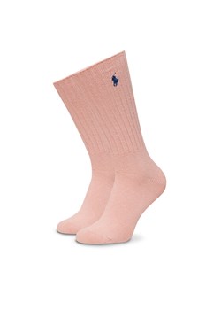 Skarpety wysokie damskie Polo Ralph Lauren 449915908045 Różowy ze sklepu eobuwie.pl w kategorii Skarpetki damskie - zdjęcie 182094305