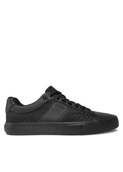 Sneakersy BOSS Aiden 50536508 10269810 01 Czarny ze sklepu eobuwie.pl w kategorii Buty sportowe męskie - zdjęcie 182094317