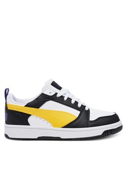Sneakersy Puma Rebound V6 Lo Jr 393833 23 Biały ze sklepu eobuwie.pl w kategorii Buty sportowe dziecięce - zdjęcie 182094337