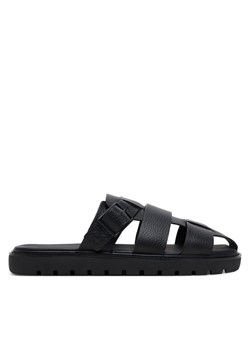 Klapki Calvin Klein Jeans Sq Molded Sandal Fisherman YM0YM01220 Czarny ze sklepu eobuwie.pl w kategorii Klapki męskie - zdjęcie 182094368