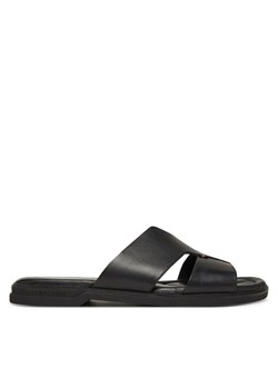 Klapki Tommy Hilfiger Premium Slipon Lh Sand FM0FM05357 Czarny ze sklepu eobuwie.pl w kategorii Klapki męskie - zdjęcie 182094587