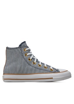 Trampki Converse Chuck Taylor All Star Herringbone Stripe A07232C Niebieski ze sklepu eobuwie.pl w kategorii Trampki damskie - zdjęcie 182094717