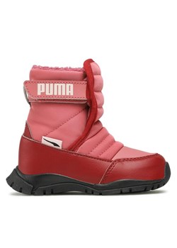 Śniegowce Puma Nieve WTR AC Inf 380746 04 Brązowy ze sklepu eobuwie.pl w kategorii Buty zimowe dziecięce - zdjęcie 182095339