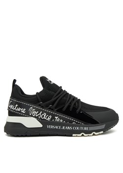 Sneakersy Versace Jeans Couture 78VA3SA8 Czarny ze sklepu eobuwie.pl w kategorii Buty sportowe damskie - zdjęcie 182095427