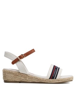 Espadryle Tommy Hilfiger Rope Wedge T3A7-32777-0048X100 M Biały - id: 0000302010929 - marki Tommy Hilfiger - 182095667 Espadryle Tommy Hilfiger Rope Wedge T3A7-32777-0048X100 M Biały ze sklepu eobuwie.pl w kategorii Sandały dziecięce - zdjęcie 182095667