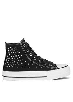 Trampki DeeZee WFA2791-2 Czarny ze sklepu eobuwie.pl w kategorii Trampki damskie - zdjęcie 182095769