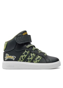 Sneakersy adidas Grand Court Mid Lionking K IF4094 Czarny ze sklepu eobuwie.pl w kategorii Buty sportowe dziecięce - zdjęcie 182095859