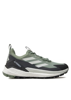 Sneakersy adidas Terrex Free Hiker 2.0 Low GORE-TEX Hiking IE5103 Zielony ze sklepu eobuwie.pl w kategorii Buty trekkingowe męskie - zdjęcie 182095905