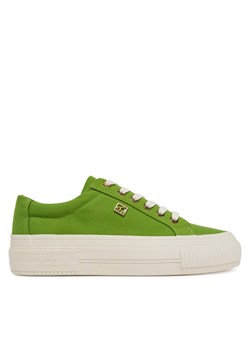 Sneakersy s.Oliver 5-23625-44 Zielony ze sklepu eobuwie.pl w kategorii Buty sportowe damskie - zdjęcie 182095946