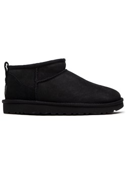 Śniegowce Ugg W Classic Ultra Mini 1116109 Czarny ze sklepu eobuwie.pl w kategorii Śniegowce damskie - zdjęcie 182096288