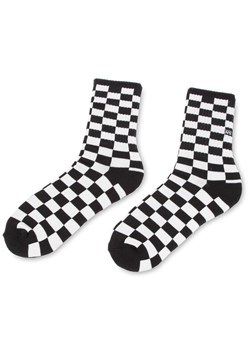 Skarpety Wysokie Męskie Vans Checkerboard Crew VN0A3H3OHU0 Czarny ze sklepu eobuwie.pl w kategorii Skarpetki damskie - zdjęcie 182096399