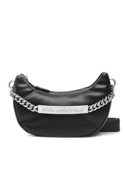 Torebka KARL LAGERFELD 226W3042 Czarny ze sklepu eobuwie.pl w kategorii Torebki hobo - zdjęcie 182096499