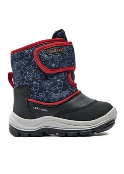 Śniegowce Geox B Flanfil Boy B Abx B263VE 0BCMN C0048 M Czarny ze sklepu eobuwie.pl w kategorii Buty zimowe dziecięce - zdjęcie 182096657