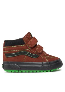 Trzewiki Vans Sk8-Mid Reissue V Mte-1 VN0A5KRNLNN1 Brązowy ze sklepu eobuwie.pl w kategorii Buciki niemowlęce - zdjęcie 182096705