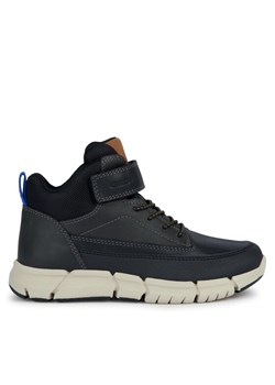 Kozaki Geox J Flexyper Boy J369BA 0CLFU C9999 M Czarny ze sklepu eobuwie.pl w kategorii Buty zimowe dziecięce - zdjęcie 182096767