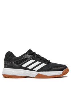 Buty halowe adidas Speedcourt Indoor Kids IE8035 Czarny ze sklepu eobuwie.pl w kategorii Buty sportowe dziecięce - zdjęcie 182096859
