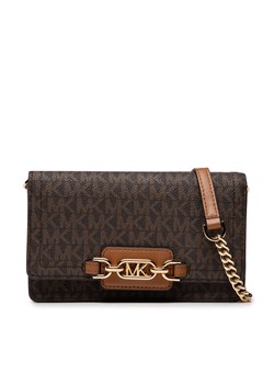 Torebka MICHAEL Michael Kors Heather 32F2G7HC1B Brązowy ze sklepu eobuwie.pl w kategorii Kopertówki - zdjęcie 182096976