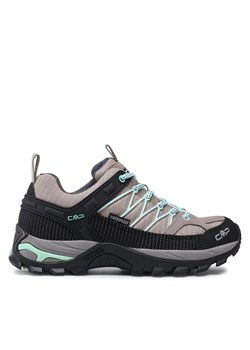 Trekkingi CMP Rigel Low Wmn Trekking Shoe Wp 3Q54456 Szary ze sklepu eobuwie.pl w kategorii Buty trekkingowe damskie - zdjęcie 182096998