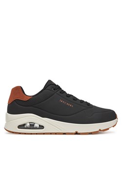 Sneakersy Skechers Uno - Suited On Air 183004/BLK Czarny ze sklepu eobuwie.pl w kategorii Buty sportowe męskie - zdjęcie 182097099